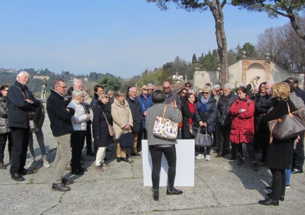Immagini dei rotariani in visita a Vicenza