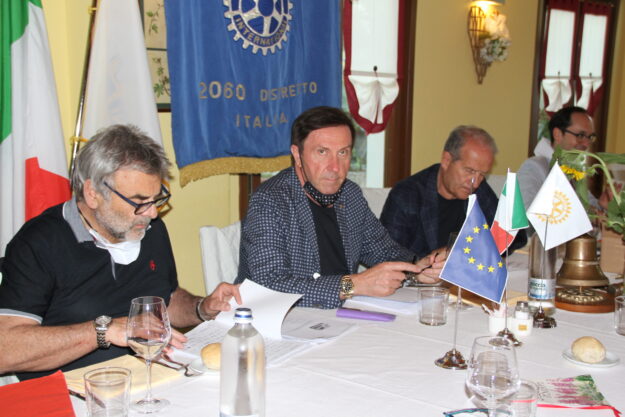 Sergio Dus con Attilio Cattaruzza, Franco De Cicco e Davide Petralia