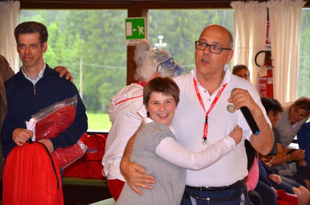 Il past Governor Massimo Ballotta all’HappyCamp di Villa Gregoriana