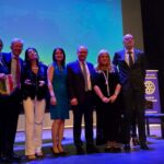 I Presidenti dei cinque Rotary Club sul palco del Verdi